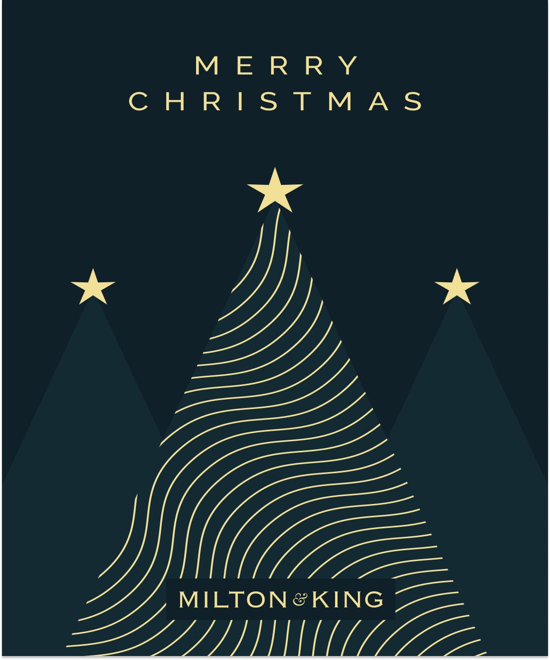 Milton & King - Merry Christmas Gift Card