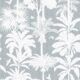 Cockatoo Palms Wallpaper • Bay Linen • Swatch