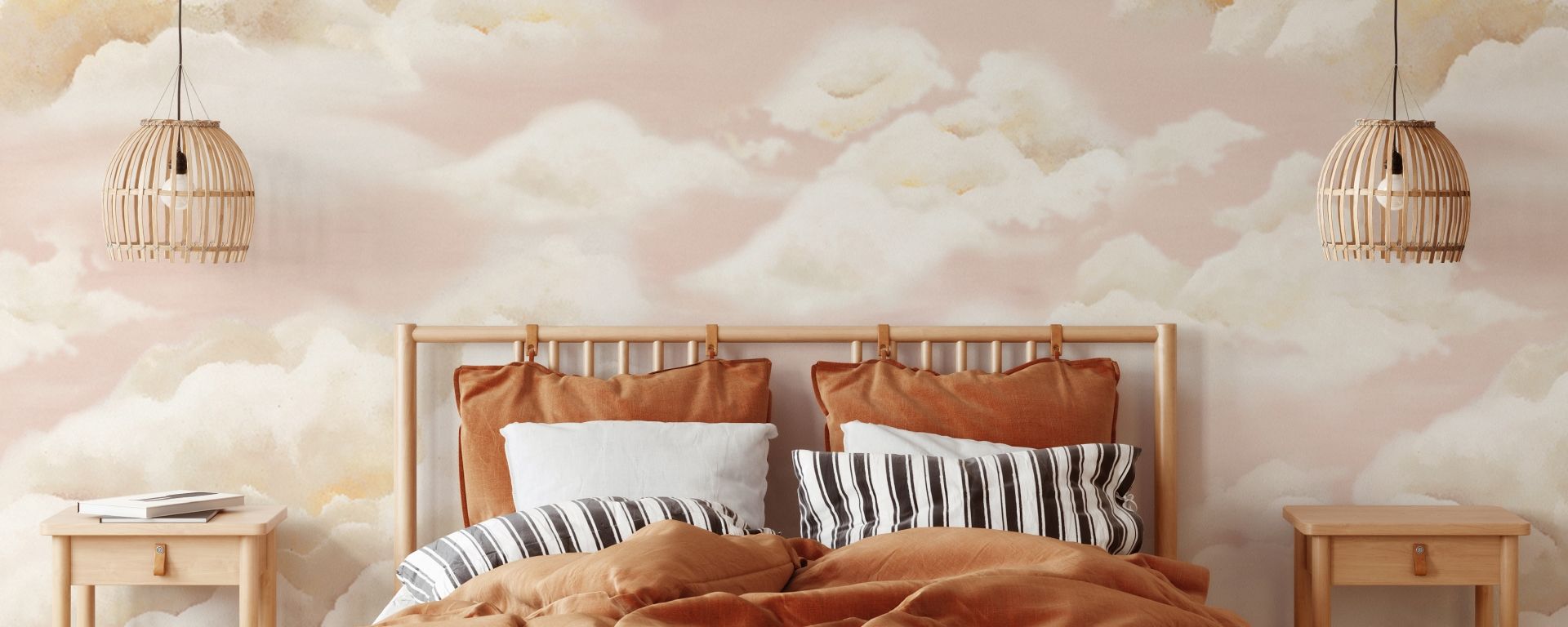 Serenity Mural • Clouds Collection • Twilight Wallpaper