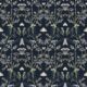 Wallpaper Republic - Floral Emporium Collection - Queen Anne’s Lace - Navy - Swatch