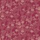 In Bloom Collection - Wallpaper Republic - London Street Flowers Wallpaper - Colorway: Burgundy - Swatch
