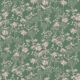 In The Bloom Collection - Wallpaper Republic - London Street Flowers Wallpaper - Colorway: Olive - Swatch