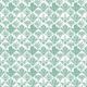 In Bloom Collection - Wallpaper Republic - Fanned Flowers Wallpaper - Colorway: Green - Swatch