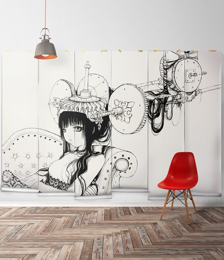 Manga Decoration Wallpaper, Manga Panel Wall Stickers