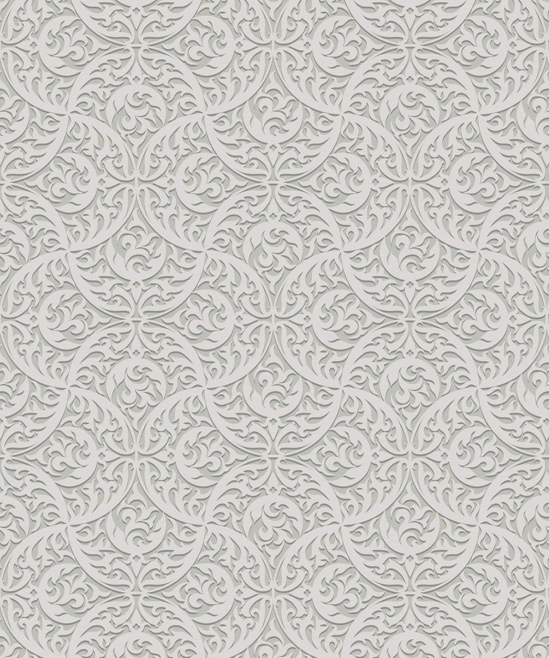 Geometric Illusions Wallpaper • Subtle White • Milton & King UK