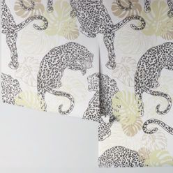 Leopard, Stunning Art Deco Inspired Wallpaper • Milton & King AUS