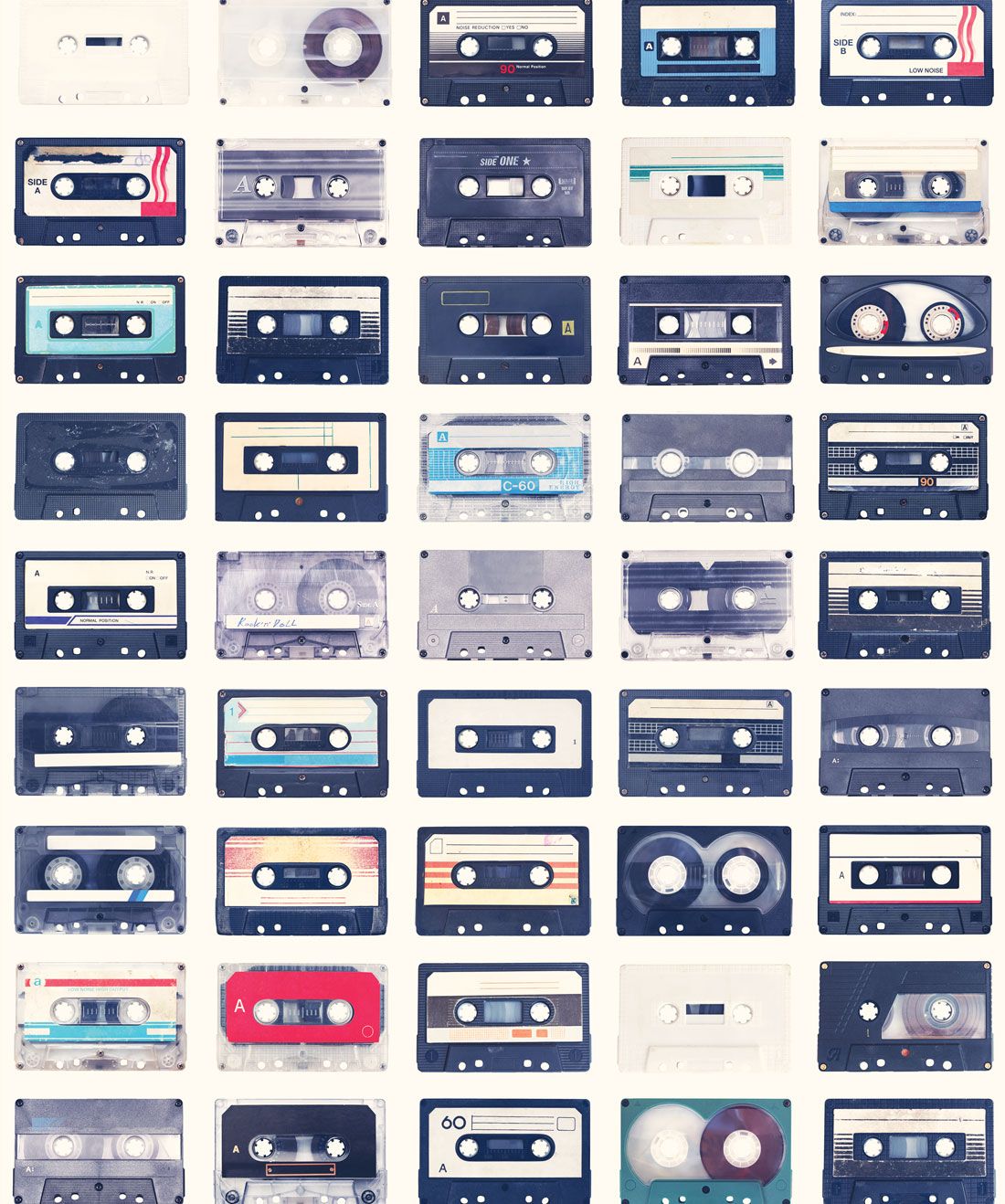 Mixed Tapes Wallpaper