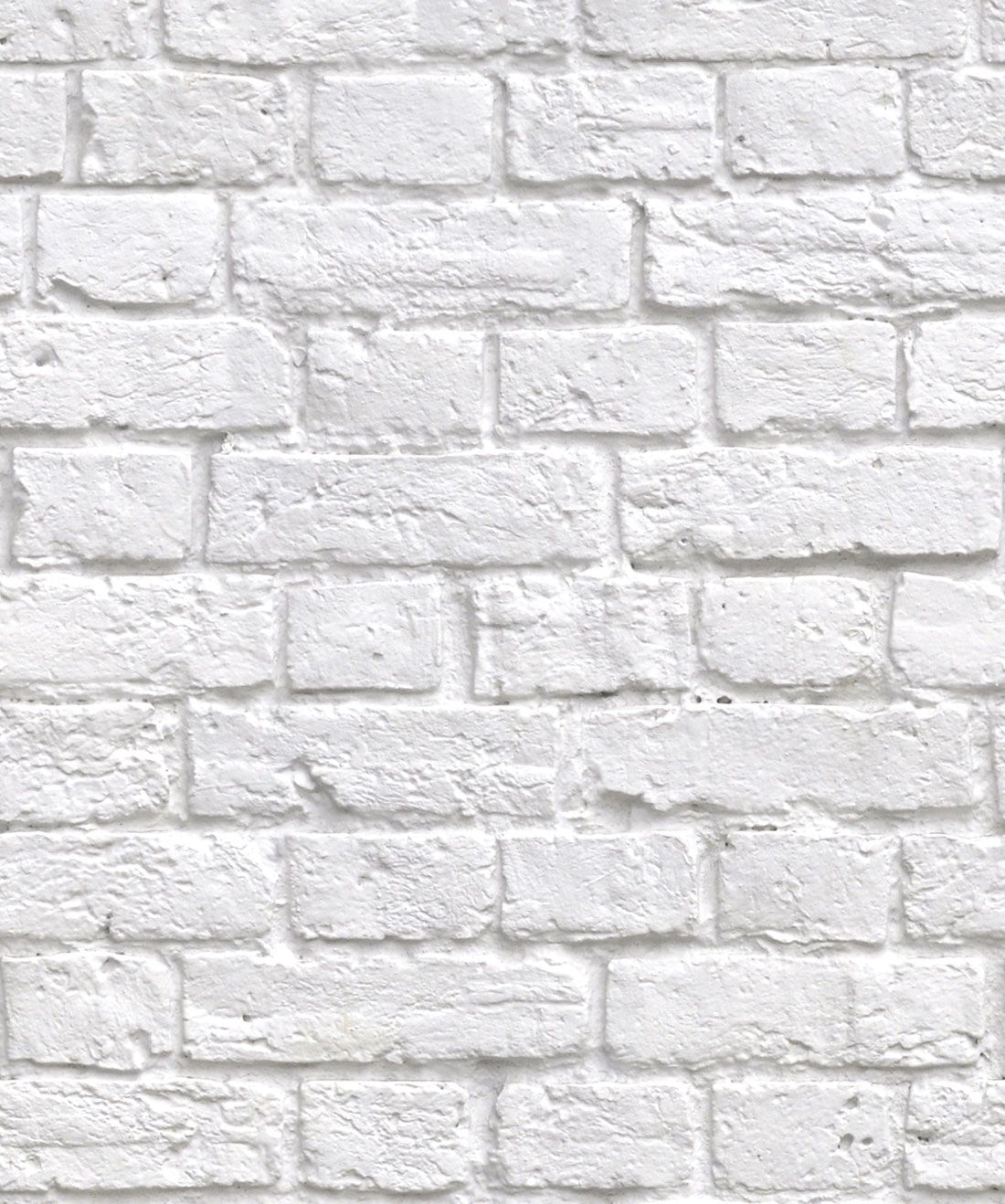 Soft White Bricks Wallpaper