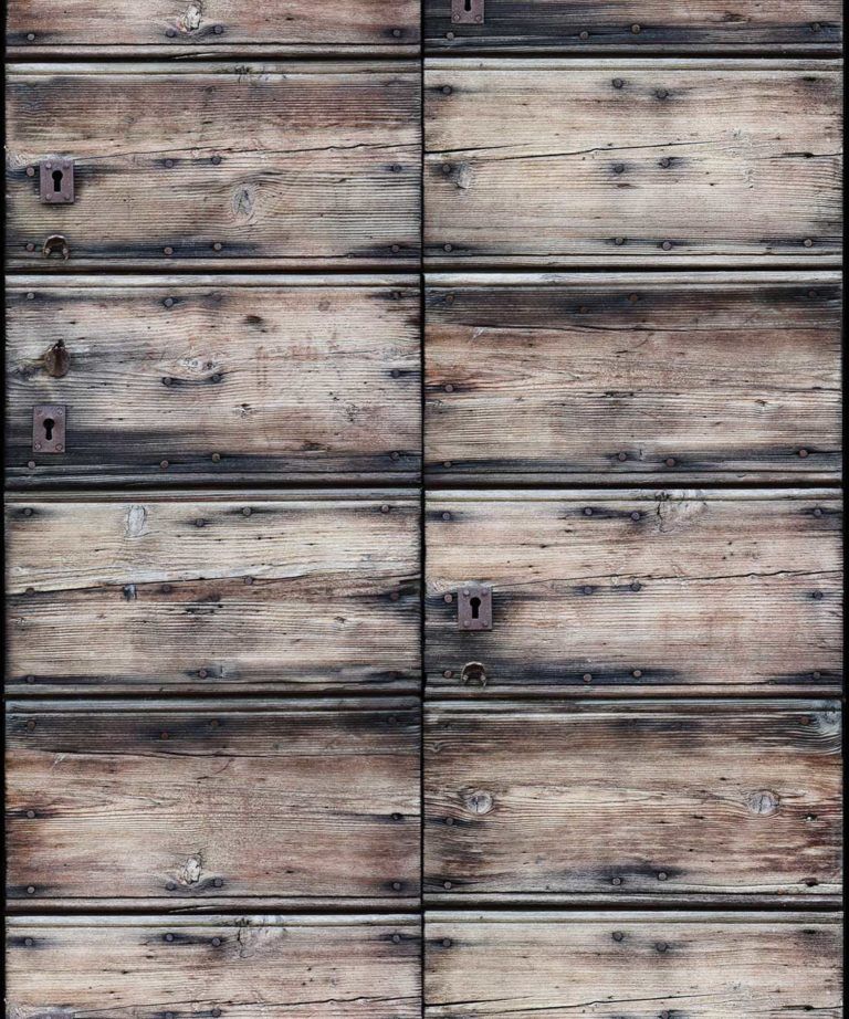 Timber and Nails Wood Wallpaper