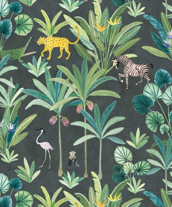Jungle Wallpaper, Animal Kingdom by Bethany Linz