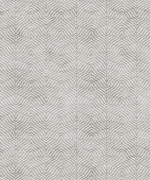 Beige Herringbone Wallpaper
