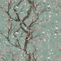 Floral Japanese Wallpaper