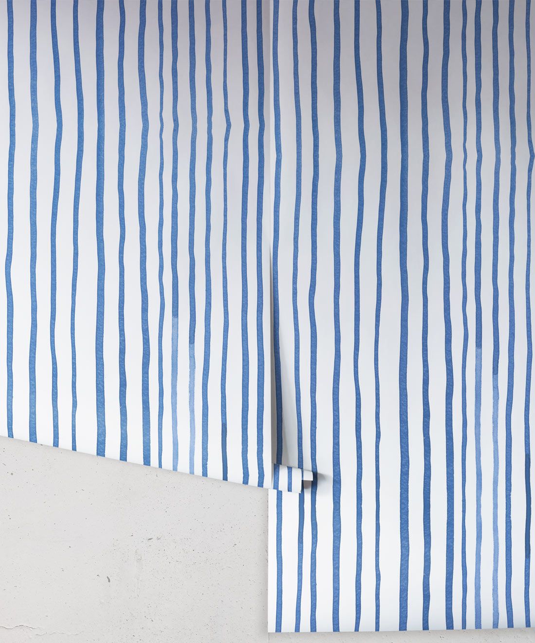 Zighy Stripes Wallpaper • Blue Stripe Wallpaper • Milton & King