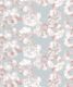 Cherry Blossom Wallpaper • Shibori Floral • Sage Swatch
