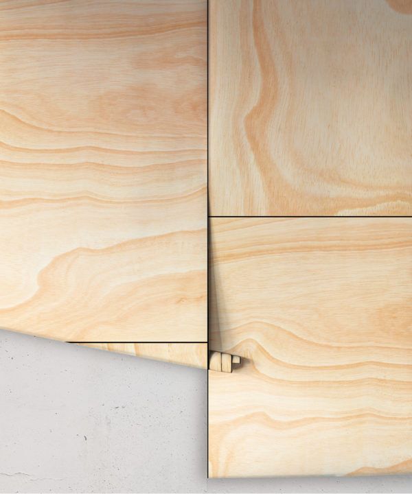 Ply Wood Wallpaper • Light Brown Wallpaper • Wood Grain Wallpaper rolls
