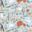 Pond Pattern Wallpaper featuring alligators, swans, flamingos and lily pads • Light • Swatch