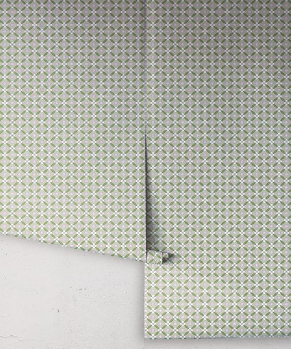 Petite Wallpaper • Fern Green • Rolls