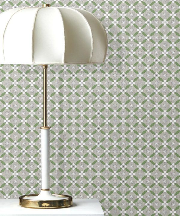 Petite Wallpaper • Fern Green • Insitu