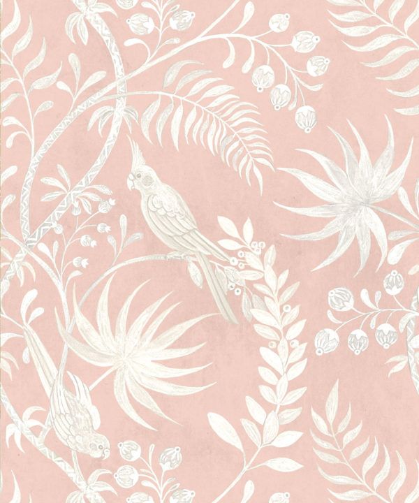 Tropicana Wallpaper • Dusty Pink • Swatch