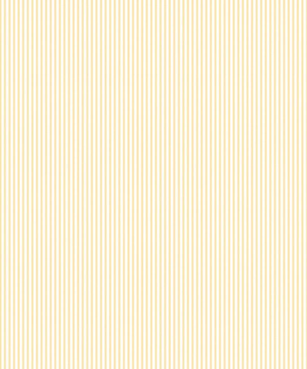Ticking Stripe Wallpaper • Sunshine Yellow Wallpaper • Insitu