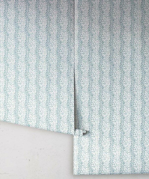 Park Avenue Petite Wallpaper • Dianne Bergeron • Animal Print Wallpaper • Animal Spots Wallpaper • Sea Glass • Rolls