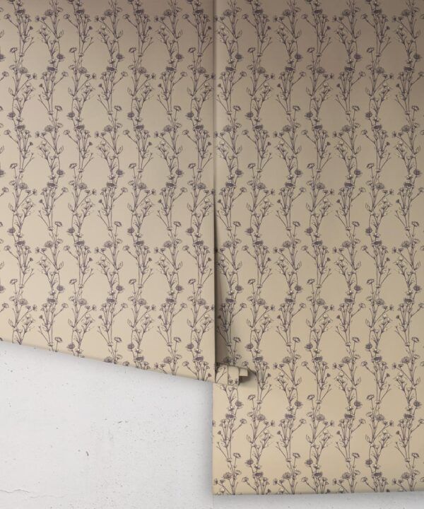 Astrantia Wallpaper • Hackney & Co. • Sand • Roll