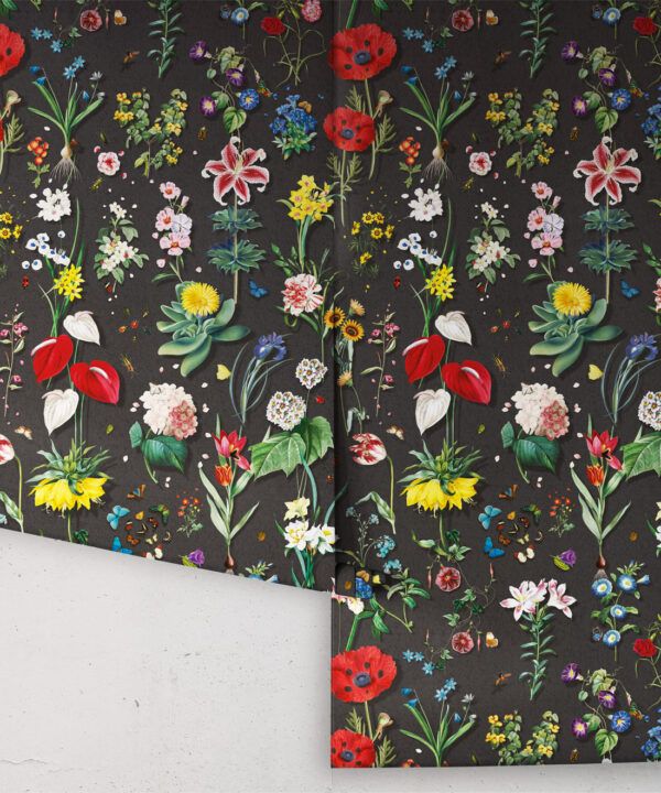 Jolie Wallpaper • Floral Wallpaper • Night • Roll