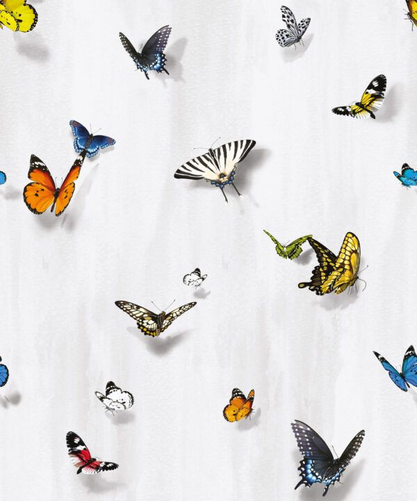 Papilio Wallpaper • Butterfly Wallpaper With Butterflies • Beige • Swatch