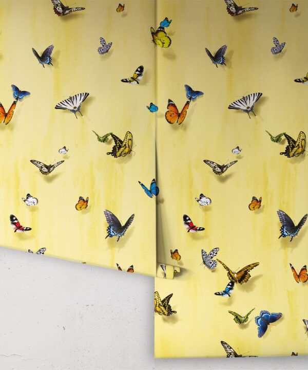 Papilio Wallpaper • Butterfly Wallpaper With Butterflies • Sunrise • Roll