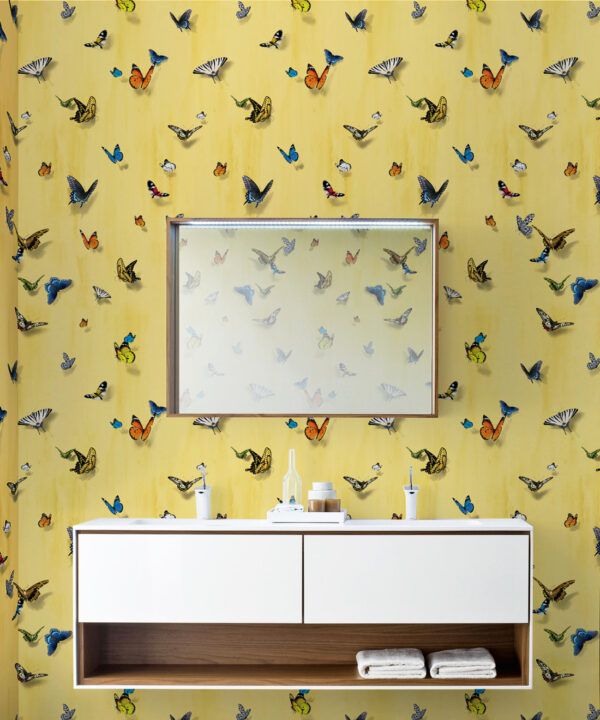 Papilio Wallpaper • Butterfly Wallpaper With Butterflies • Sunrise • Insitu
