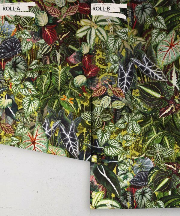 Verde Wallpaper • Green Leaf Wallpaper • Botanical Wallpaper • Sprout • Roll