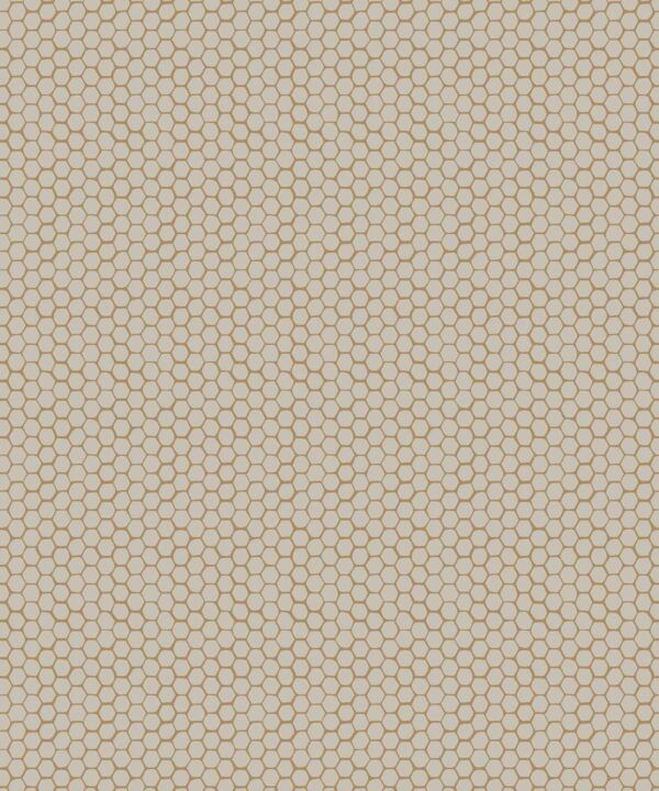 Honeycomb Geo Wallpaper • Hackney & Co. • Dusty • Swatch