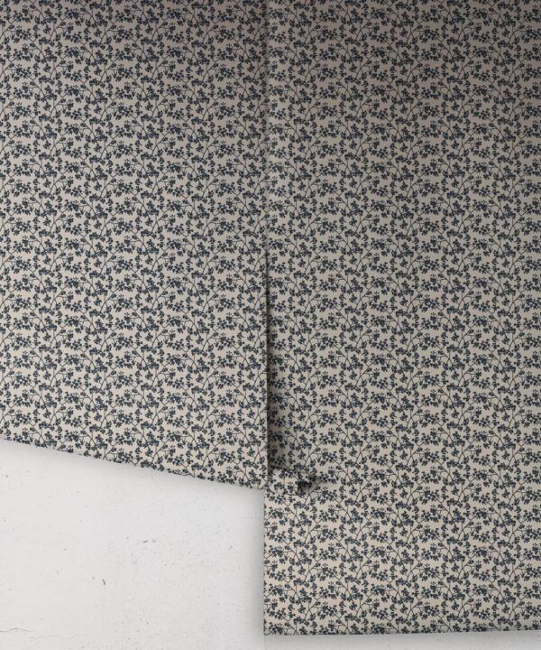Seed Scattering Wallpaper • Hackney & Co. • Stone Navy • Roll