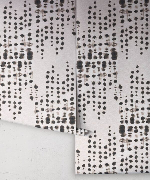 Love Notes Wallpaper • Shibori • Charcoal • Rolls