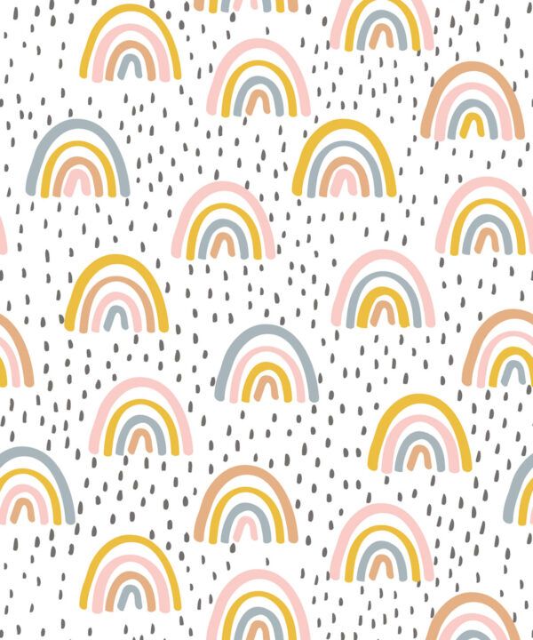 Rainbows Wallpaper • Kids Wallpaper • Swatch