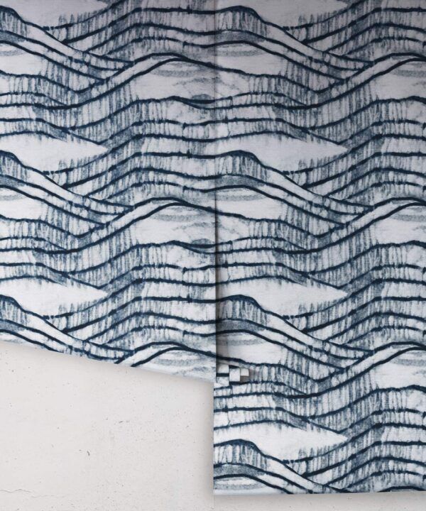 Vista Wallpaper • Shibori • Indigo • Rolls