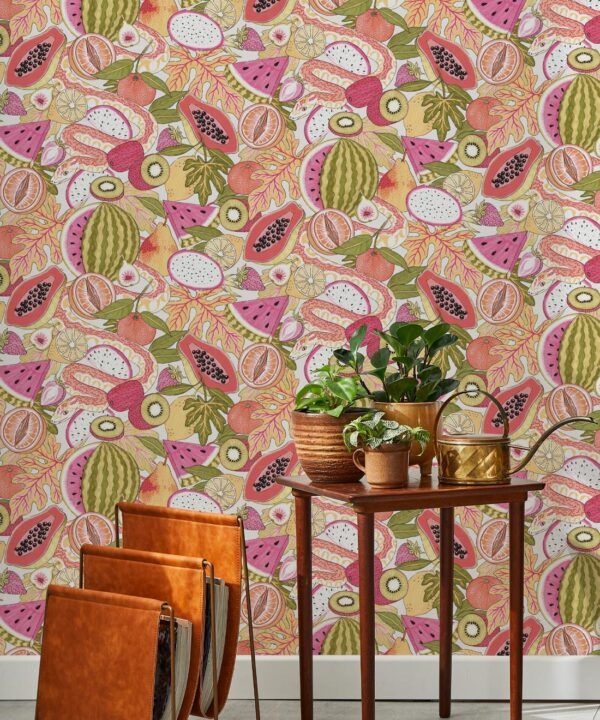 Fruity Wallpaper • Jacqueline Colley • Autumn • Insitu