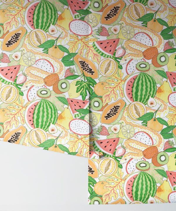 Fruity Wallpaper • Jacqueline Colley • Orange • Rolls