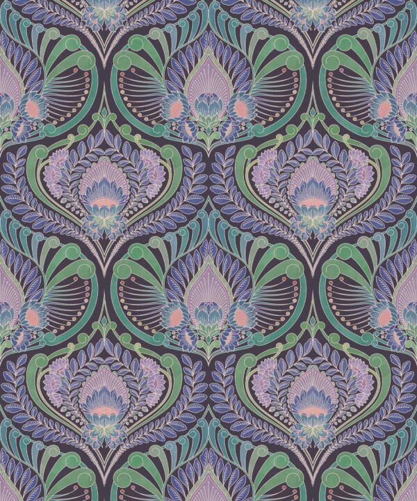 Baroque Fusion Wallpaper • Ornate Luxurious • Multi • Swatch