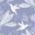Hummingbirds & Heliconias Wallpaper • Allira Tee • Bird Wallpaper • Blue • Swatch
