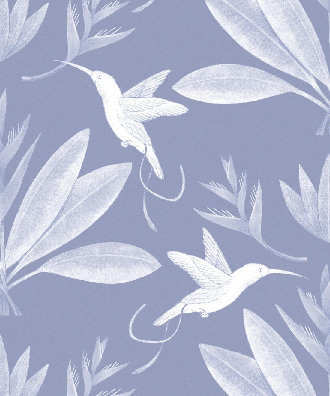 Hummingbirds & Heliconias Wallpaper