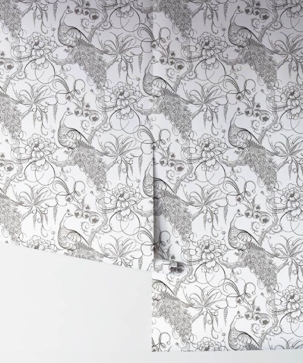 Paradise Wallpaper • Bird Wallpaper • Ink • Rolls