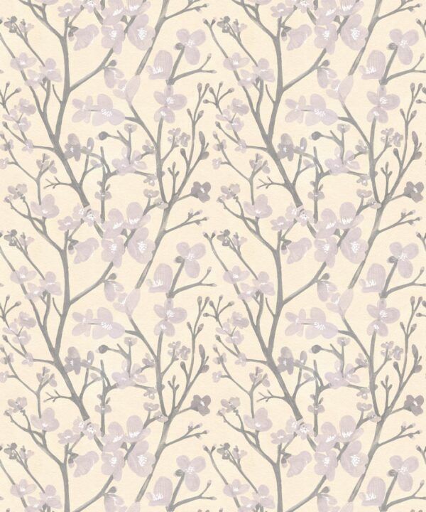 Quince Wallpaper • Floral Wallpaper • Nude • Swatch
