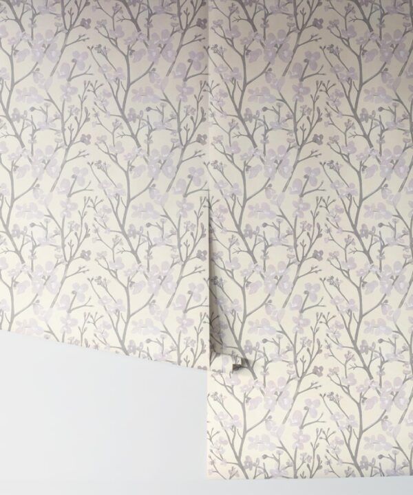 Quince Wallpaper • Floral Wallpaper • Nude • Rolls