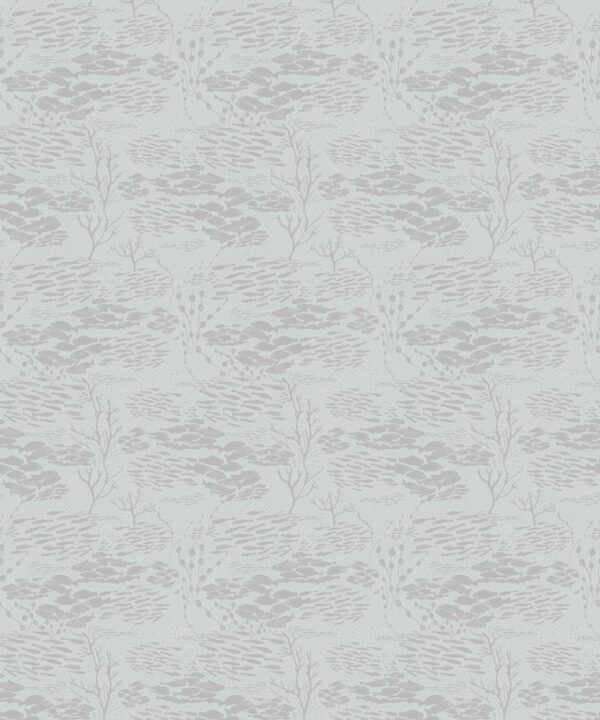 Shoal Wallpaper • Floral Wallpaper • Light Gray • Swatch