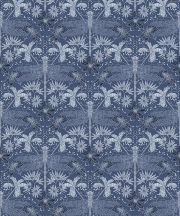 Starseed Wallpaper • Floral Wallpaper • Grey • Swatch