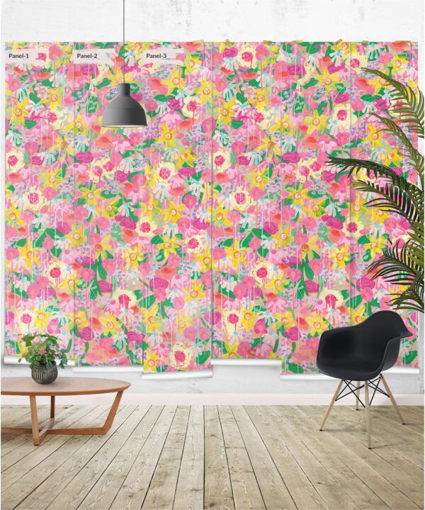 Homestead Wallpaper • Tiff Manuell • Colorful Floral Wallpaper • Milton & King UK