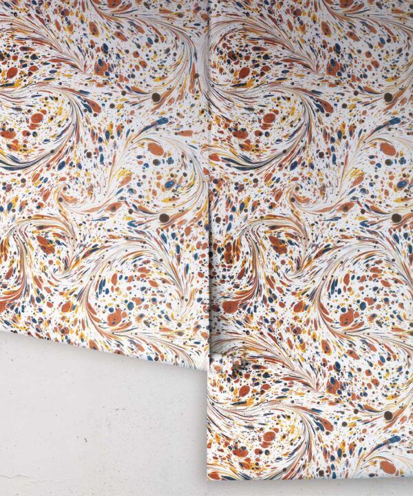 Marble Swirls Wallpaper • Marble Wallpaper • Caramel • Rolls