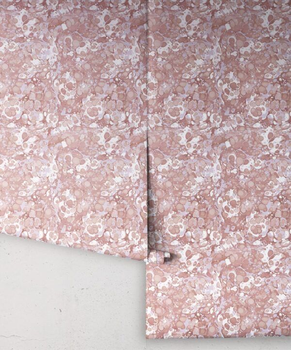 Pebbles Wallpaper • Marble Wallpaper • Charcoal • Rolls