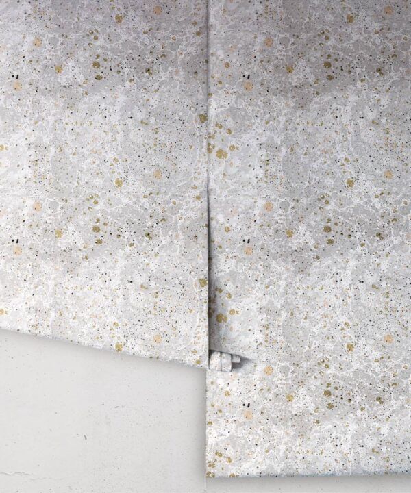 Rock Marbling Wallpaper • Marble Wallpaper • Grey • Rolls